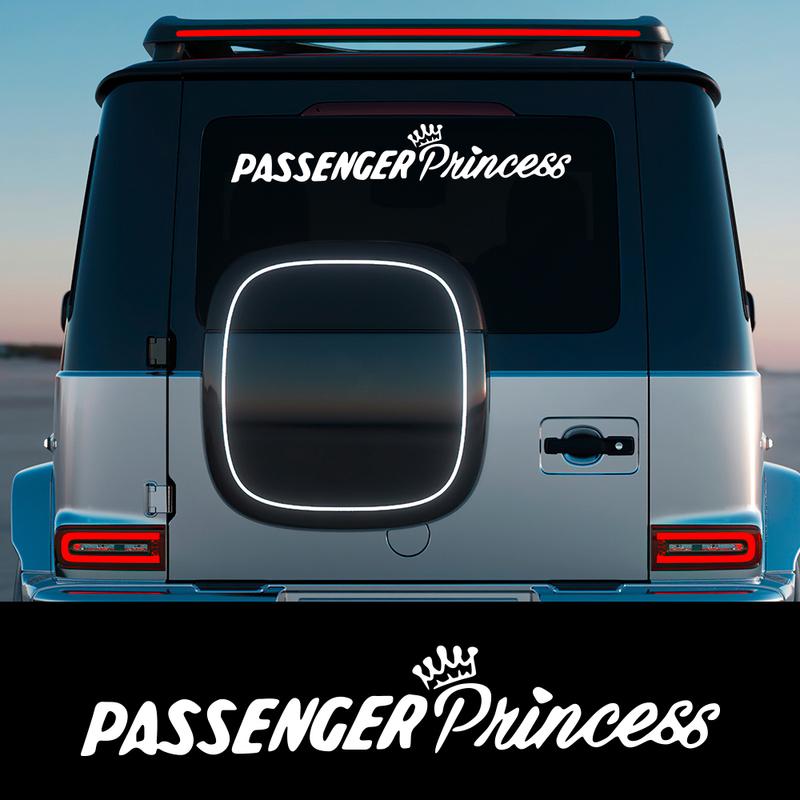 Car Passenger Princess Vinyl Decor Decal Versatile Sticker for Jeeps Vehicles Windshield Decoration Auto Tuning Accessories