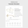 Glasses Fashion Rectangle Spectacles Frame Plastic For Men/Women Glasses
