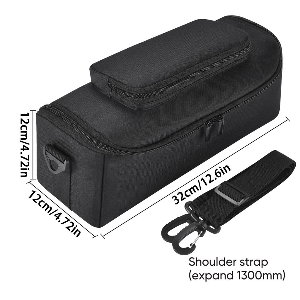 Speaker Handbag Anti-Scratch Bag Traveling Case for SRS-XB43 Wireless Loudspeaker Dirt-resistant Holder Cover Nylon Bag