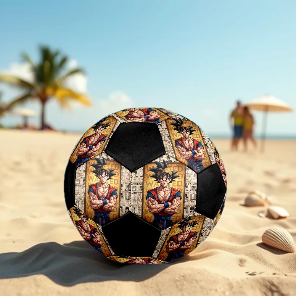 1pc Dragon Ball Z Football Soccer Ball Size 5 Indoor Soccer Ball Fashion Colorful Backyard Game -Great For Sports Fans Gift HE60