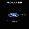 Focus Hot For Ford New Car Mini Logo Sticke Car Rear Tailgate Sticker Emblem For Ford B-Max cmax smax KA st line Galaxy Explorer