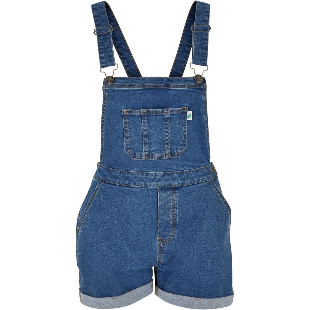 Urban Classics Womens/Ladies Organic Short Dungarees