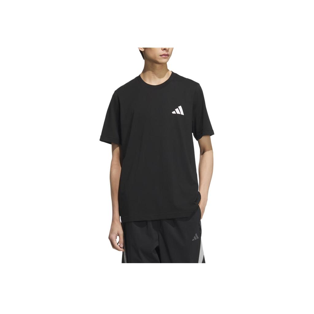 Adidas Graphic Short Sleeve T-Shirt Fashion Casual Comfortable Unisex T-Shirts Black KC3060