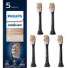 Philips Sonicare Premium All-in-One Насадки для зубной щетки - Обычные (5-Pack) - Оригинальная A3, Черная, для HX9095/96