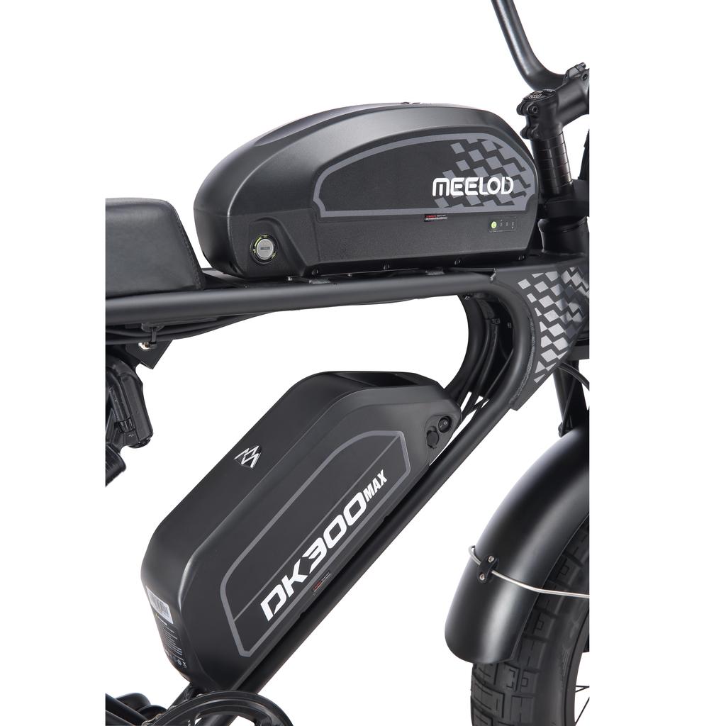 MEELOD DK300Max Adult Electric Bicycle 750W Motor 48V20Ah Battery  20" Fat Tire Retro with Dual Motor and Dual Batter Mountain  E-Bike