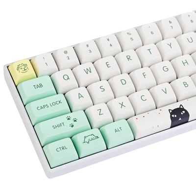 PBT колпачки клавиш профиля XDA 135 клавиш пользовательские игровые колпачки клавиш ANSI US и сублимированные механическая клавиатура для переключателей Cherry Gateron MX для раскладки 60%, (Странный
