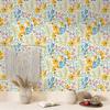 Цветочные лимонные самоклеящиеся обои для декора спальни и отеля RW181-200