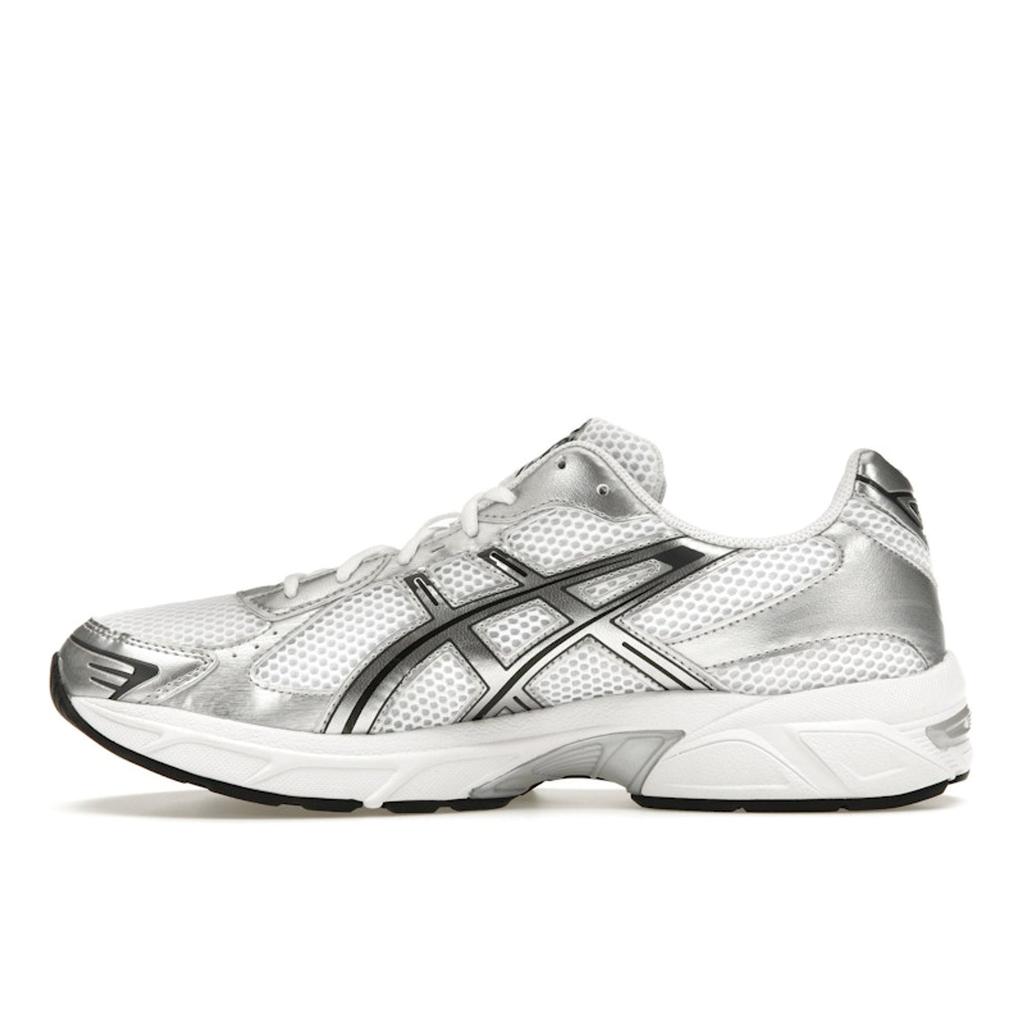 Asics Gel 1130 White Pure Silver Black Unisex Sneakers 1201B020-100