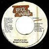 7-дюймовая пластинка MORGAN HERITAGE JACK RADICS People Crys Time For Love NONE Brickwall Recor 1998 Ямайка Регги Ска Даб Б/у