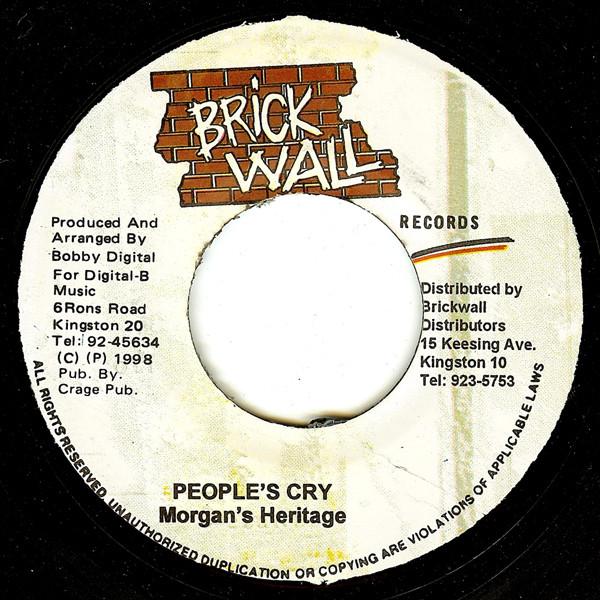 7-дюймовая пластинка MORGAN HERITAGE JACK RADICS People Crys Time For Love NONE Brickwall Recor 1998 Ямайка Регги Ска Даб Б/у