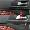 Door Panel Decoration Strips Trim Carbon Fiber Car Stickers For 2004-2011 Alfa Romeo 159 Interior Accessories