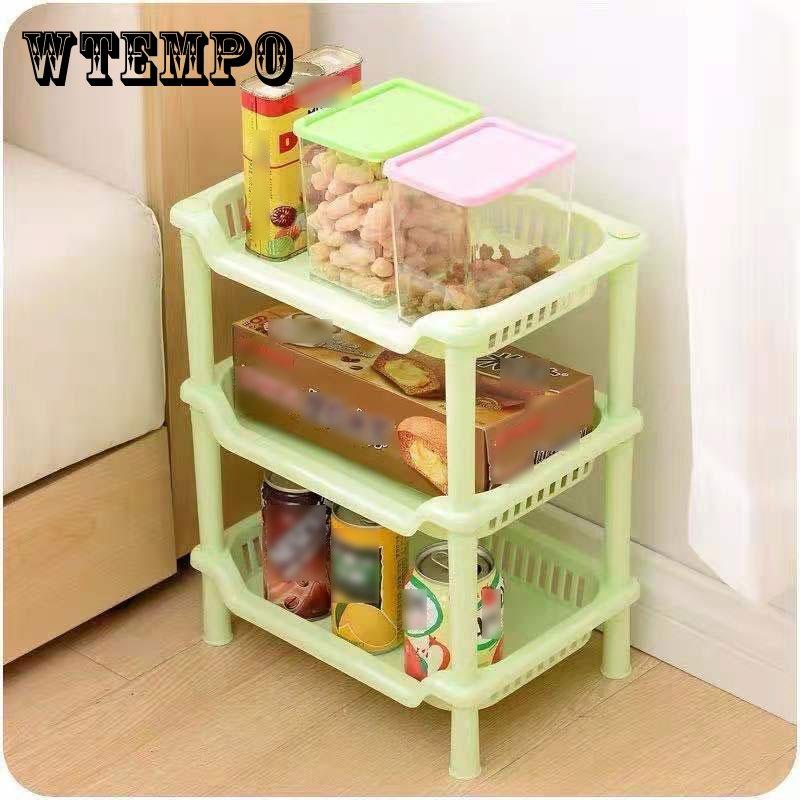 Bathroom Shelves Kitchen Small Storage Rack Bathroom Sundries Storage Rack Snack Rack Children's Toy Storage Rack Kitchen Organizers