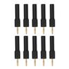 10Pcs Banana Plugs Connector 2mm Male To 4mm Female Adapter Gold Plated Brass 30V Black