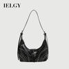 Retro Texture Fashion Underarm Bag All-Match Popular Rivets One-Shoulder Messenger Dump