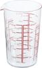 HARIO Heat-Resistant Glass Measuring Cup, 500ml, Made In Japan, MJC-50-R-BK