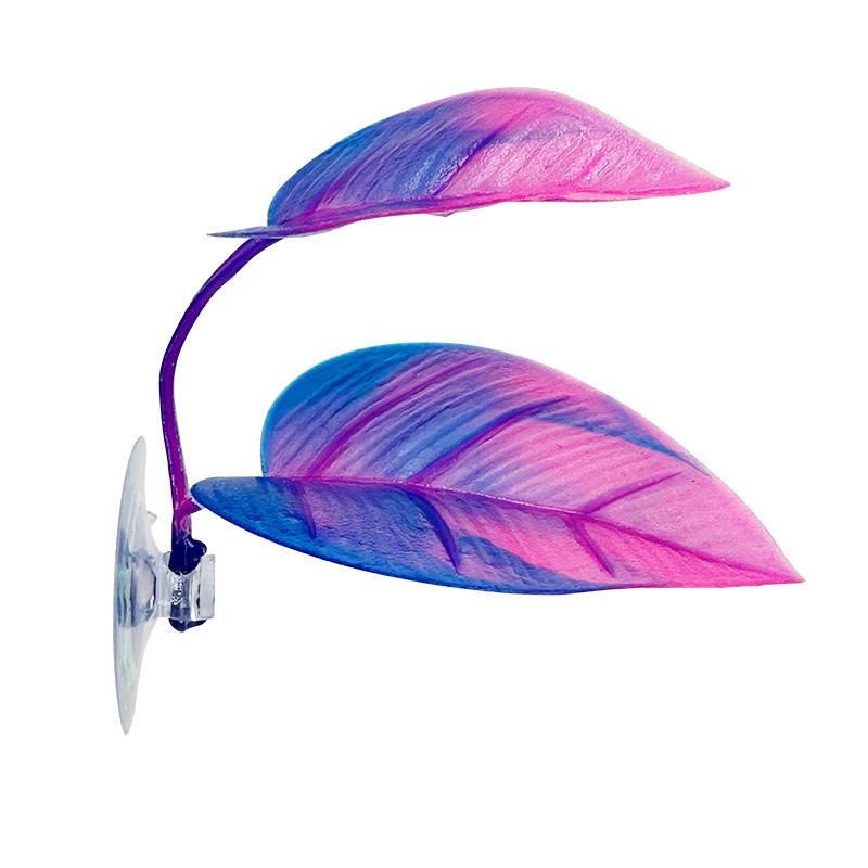 Betta Fish Rest: Aquatic Plant Decoration & Sleeping Bed for Small Tanks - Perfect for Landscaping, Hiding, and Spawning.
