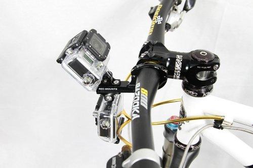REC-MOUNTS Двойное крепление на руль для серии GoPro HERO/Двух устройств [REC-B31]