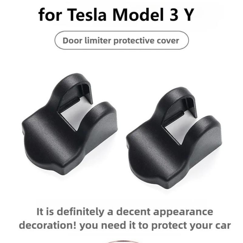 for Tesla Model 3 Y Juniper Highland 2019-2025 2026 ABS Car Door Lock Limiter Protector Cover Kit Check Arm Stopper Latch Guard