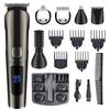 Batone In 1 Electric Hair Beard for Design Ear and Nose Hair 5 Attachments Hair Cutter Beard Trimmer 2 Rotation LED Remaining Level Washable with