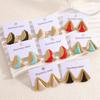 New French retro fashion stainless steel stud earrings ins personalized design earrings ear jewelry
