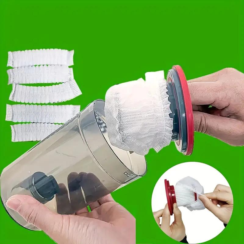 50pcs/100pcs, Disposable Vacuum Cleaner Filter Element, Universal Non-Woven Fabric Filter Accessories For Vvacuum Cleaner