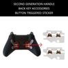 Game Handle Paddle Back Key Sticker Controller Direction Button for One 2 Gamepad Back Button Sticker
