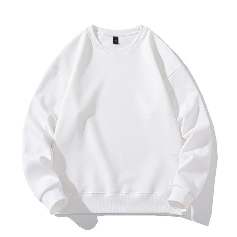 Men Spring and Autumn Basecoat Long Sleeve T-shirt Men Sweater Men Long Sleeve T-shirt Fashion Autumn Clothing White Men Top