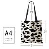 Сумка на плечо с леопардовым принтом, женская большая сумка-тоут, женская повседневная сумка для покупок на открытом воздухе