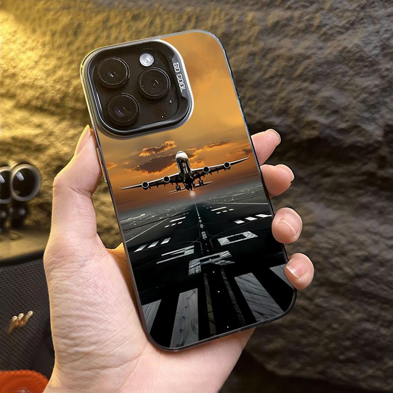 Креативный трендовый чехол для телефона IMD с рисунком самолета для Poco F6 X5 X6 M6 Pro 4G Mi 15 14 13 12 13T 14T Pro 11 Lite 5G NE Cover