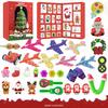 YONGDING 2024 Advent Blind Box Christmas Countdown Christmas Christmas Santa Daruma and Mini Stress Christmas Gift for Boys and Surprise Present