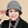 Hat Winter New Casual Street Fashion Retro Middle and Old Ladies Basin Hat, Trendy Versatile Wool Hat