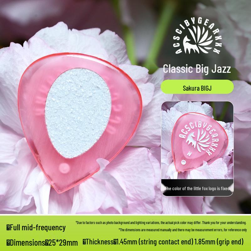 GEARXXX Nine-Tailed Fox Non-Slip Speed Pick for Folk/Electric Guitar & Bass.