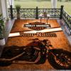 Ковер с индивидуальной печатью Harley-Davidson Нескользящий напольный ковер Для декора домашней комнаты