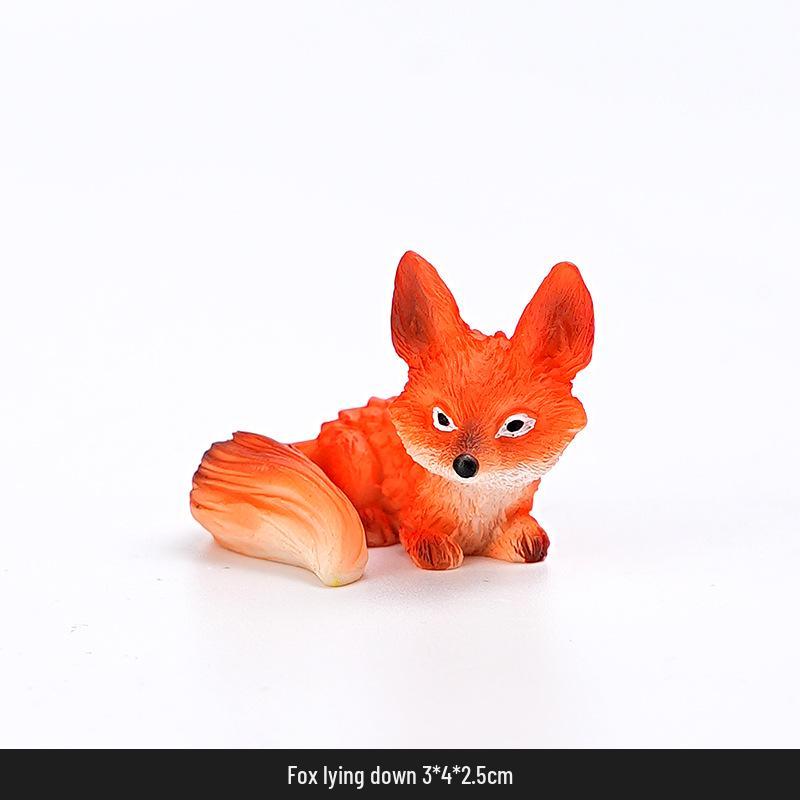 Handmade Cute Cartoon Frog Rocking Chair Resin Ornament for Desktop