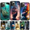 Чехол для телефона 'Пиратский корабль в море' Для iPhone 17 Air 15 16 Чехол 11 13 14 Pro Max 12 Plus Max Fundas