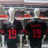 Mens NFL San Francisco 49ers Short Sleeve Jersey Embroidered Team Apparel Fan Wear Sports Gear