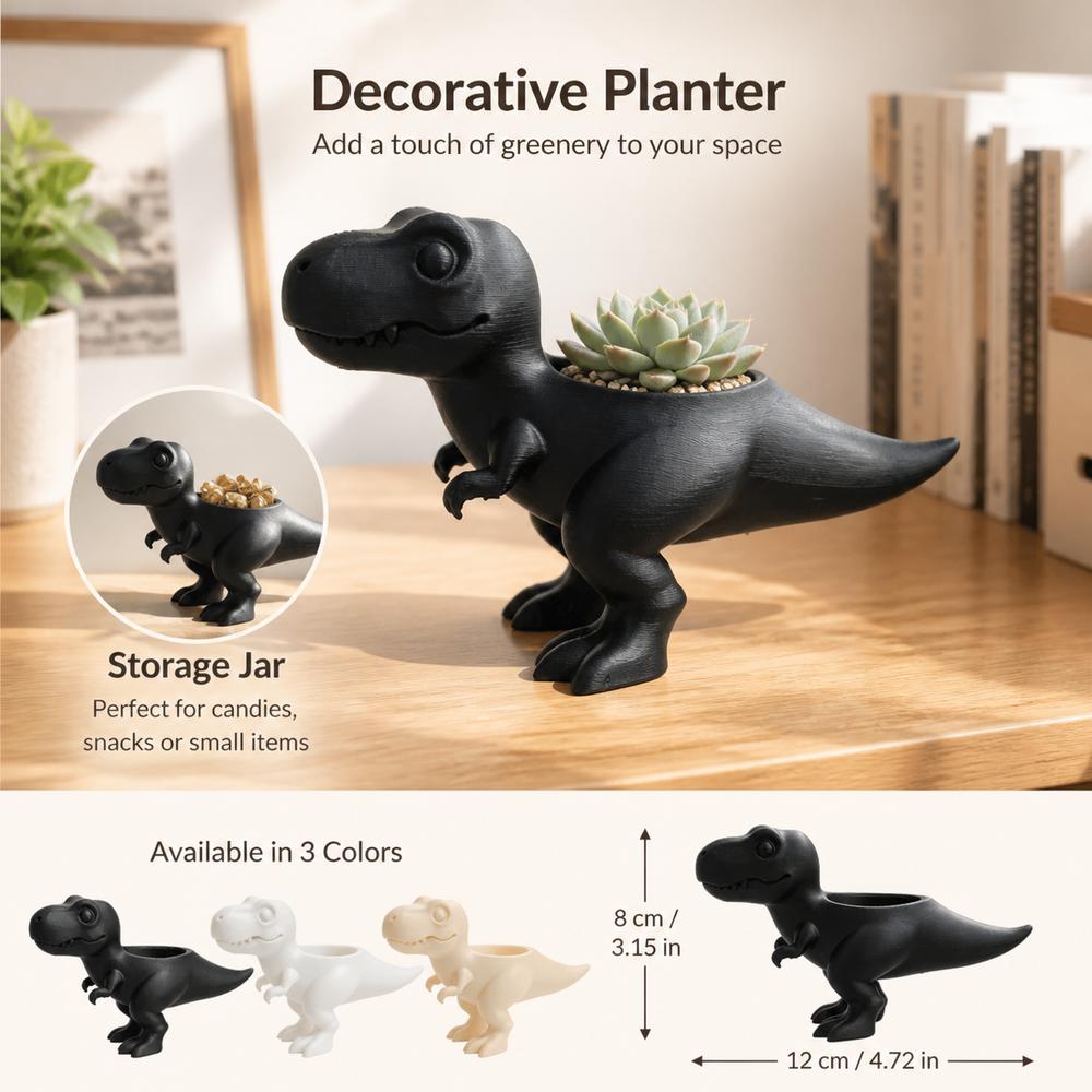 Resin Mini Potted Planter Small Succulent Flower Pot New Funny Plant Planter Home Decor