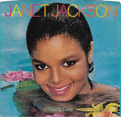 Пластинка 7 дюймов JANET JACKSON Young Love 2440S AM Records 1982 США Рок Б/у