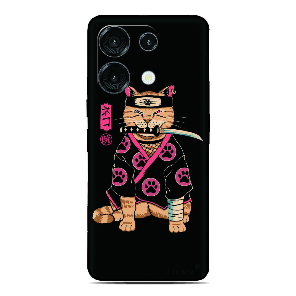 Samurai Mask Phone Case For Oukitel C69 C3 C2 C68 C62 C61 C57s C57 C58 P1 C1 Pro C59 C53 C51 C50 C38 C36 C35 C21 WP50 Cover