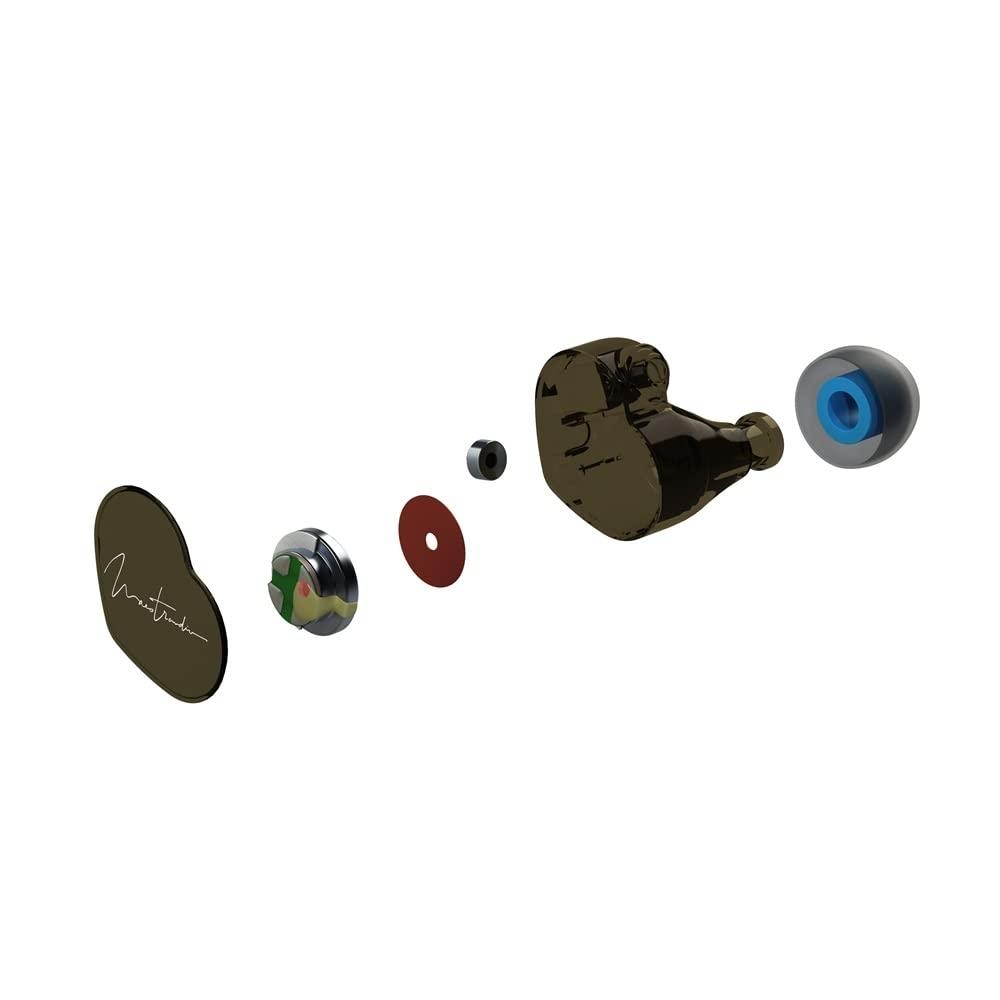 Maestraudio MA910SB Smoke Gray [Earphones with 10mm Graphene Coated Dynamic Driver] Equipped with Passive Ceramic Coated Tweeter RST & HDSS Made In Ja