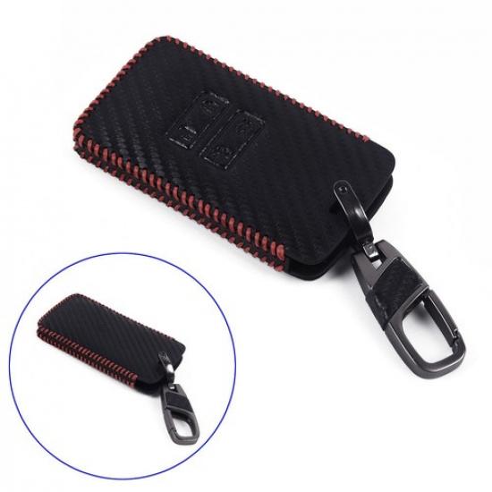 Leather Key Holder Keychain For Renault Logan 2 Stepway Sandero Duster
