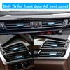 Upgraded Front Door Air Conditioning Chromeplate Vent Slider Toggle Piece For BMW X5 X6 F15 F16