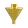 Diamond Beveling Chamfer Bit M10 Thread Diamond Countersink Drill Bit Hole Opener for Existing