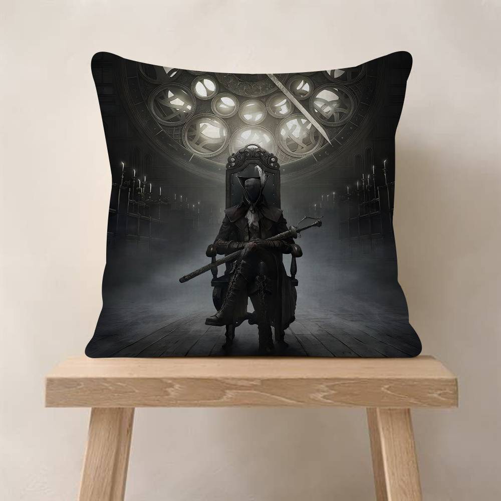 Fantasy Bloodborne Video Game Pillowcase Toon Gift Cushion Cover Bedroom Home Sofa Chair Seat Decor Pillow Case