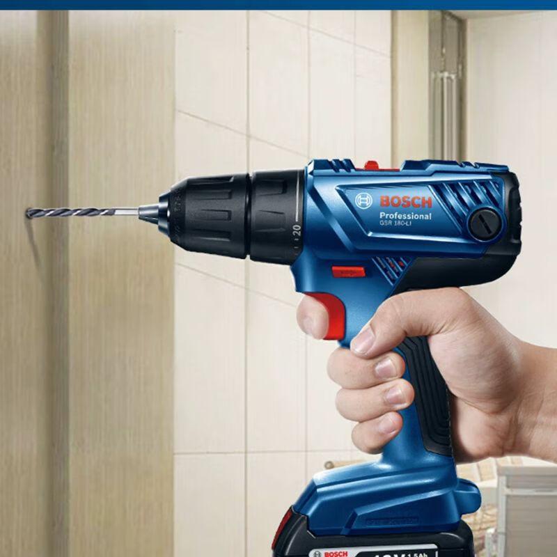 Bosch GSR 180-LI Cordless Electric Drill/Screwdriver CN plug (adapter included)