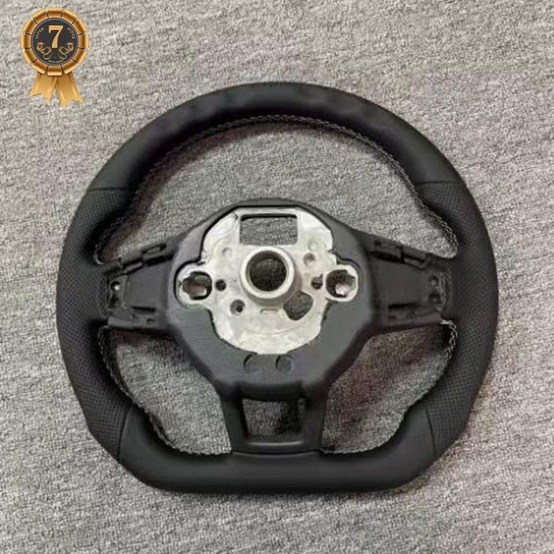 For Volkswagen Golf MK 7 7.5 GTI GTD GTE R Polo Customize RLine Sports Steering Wheel Half Leather Alcantara Multi-color