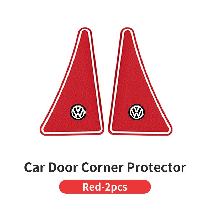 2Pcs/4Pcs Auto Car Door Corner Anti-collision Protector Sticker For VW Golf GTI Polo Passat Scirocco Touran CC Beetle GTD GTE