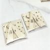 4pcs Christmas Decorative Wooden Triangular Tent Houses, for Holiday Decoration, Desktop Ornaments, Party Setups, Home Decor, and Holiday Gifts
