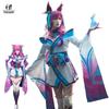 Lol Spirit Blossom Ahri Cosplay Costume Ahri Cosplay Wig Game Lol Ahri Costume Women Kimono Full Set Chinese Dress