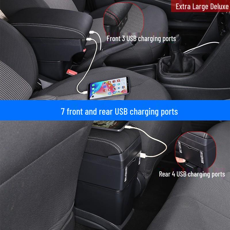 Подлокотник-бокс для Suzuki CELERIO: Центральная консоль для хранения и подлокотник